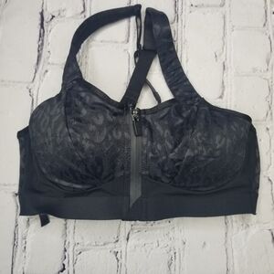 Vs incredible knockout black leopard bra